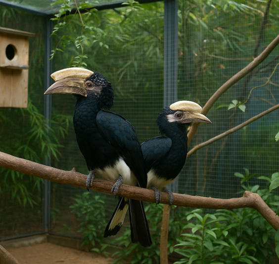 Huisvestingsrichtlijnen neushoornvogels