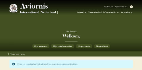 Welkom op je digitaal aviornis platform