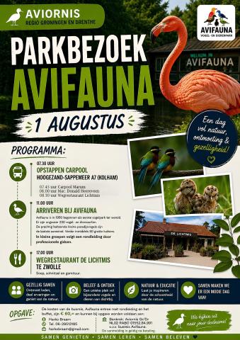Parkbezoek Avifauna