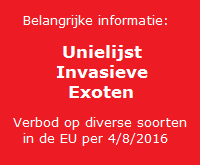 Info over de Unielijst Invasieve Exoten